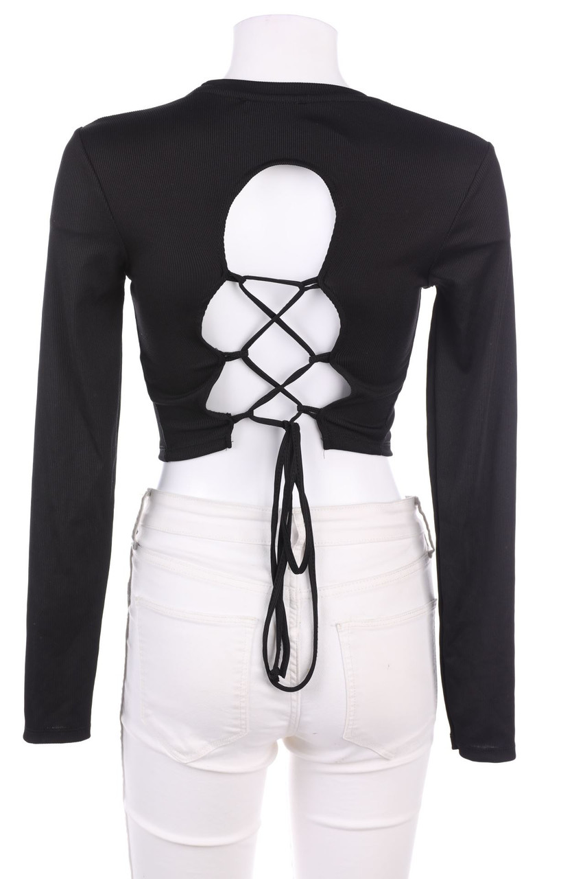 Bershka - Longsleeve-Shirt with Lacing - S