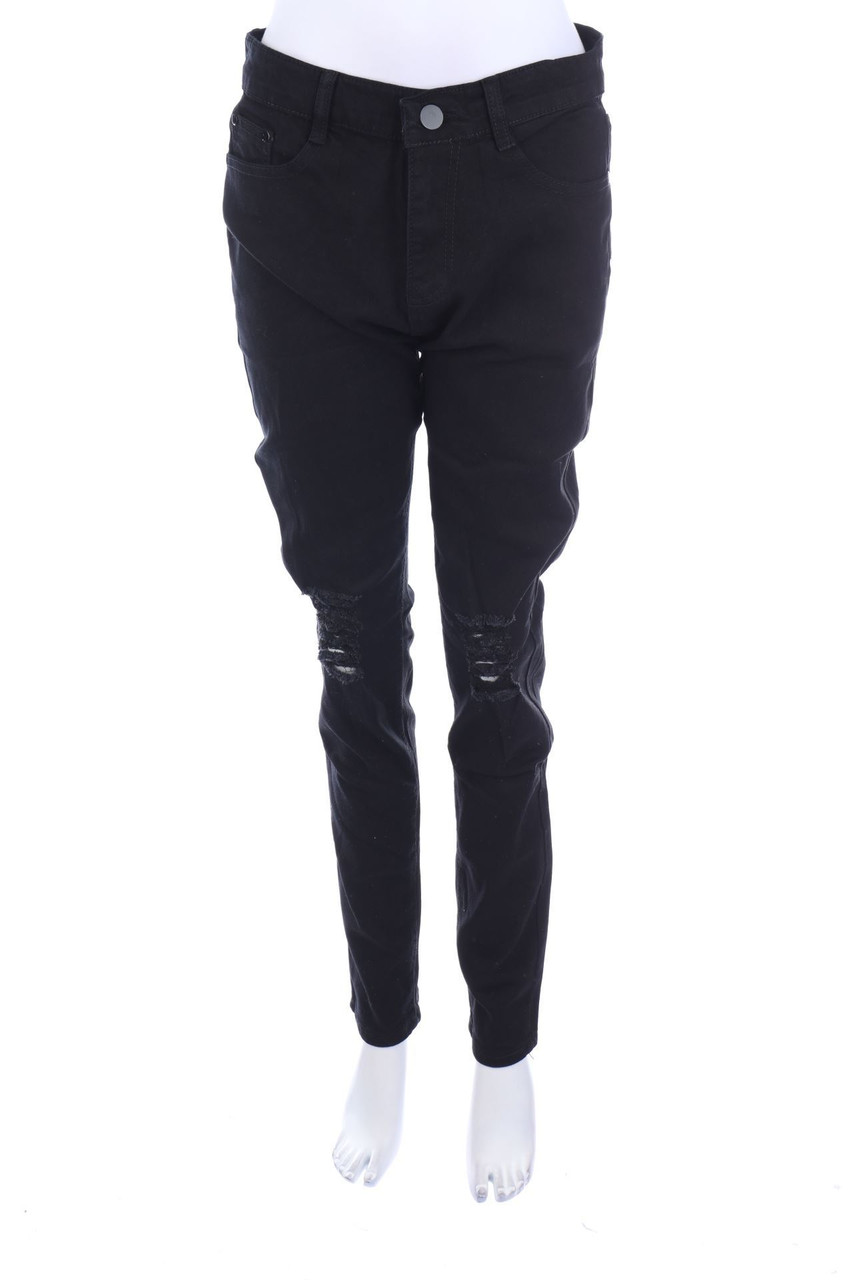 Ohne Label - Destroyed Skinny-Jeans - D 32