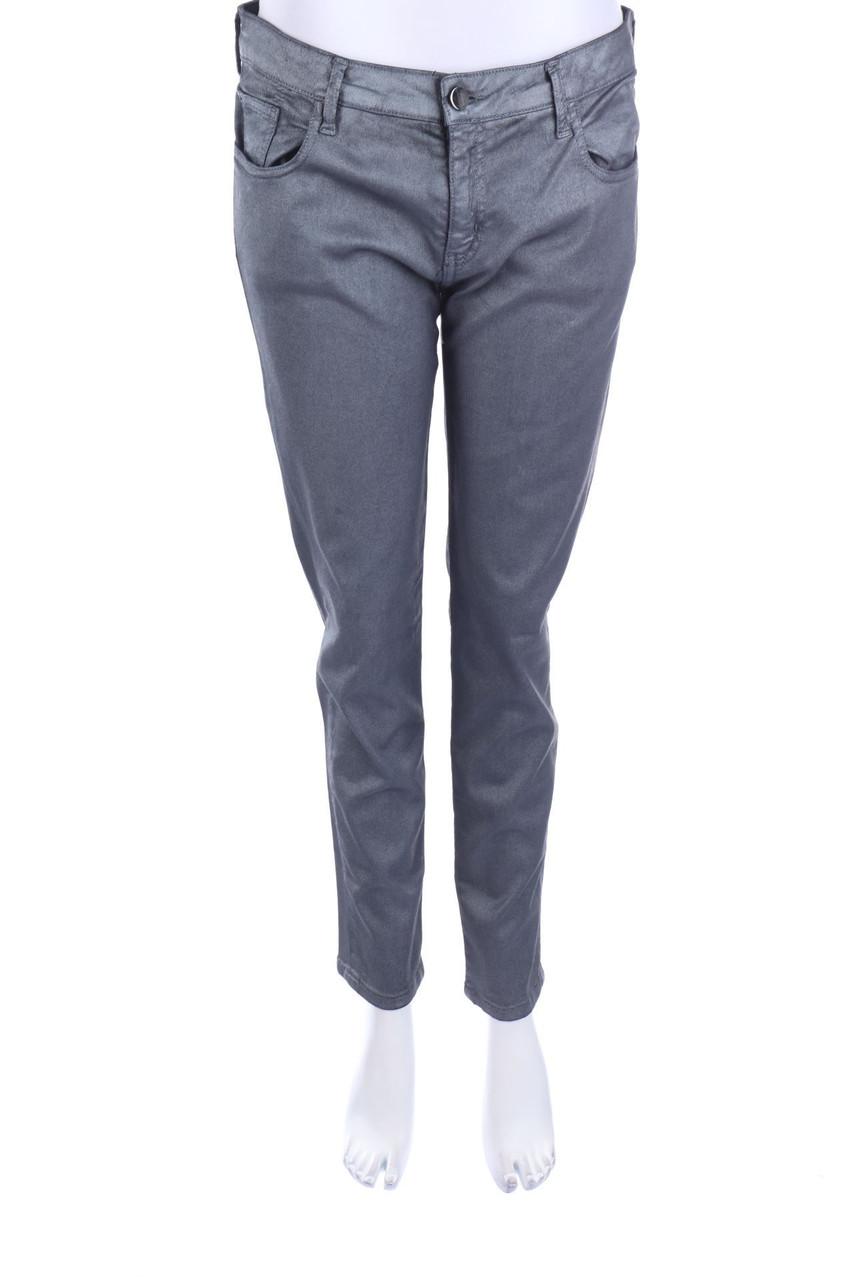 75 FAUBOURG - Metallic-Coated Skinny-Jeans - W29