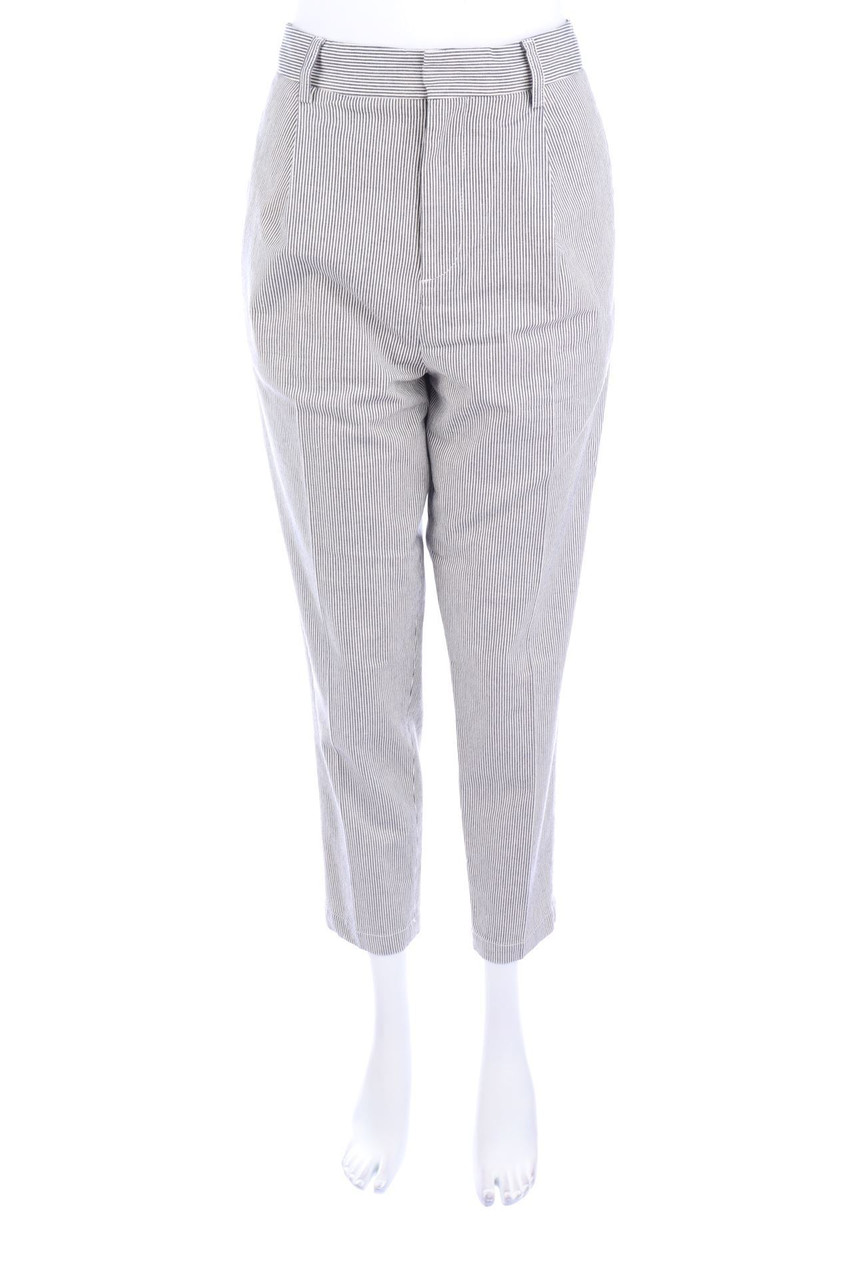 BARENA VENEZIA - Cropped-Bundfaltenhose mit Streifen - D 40