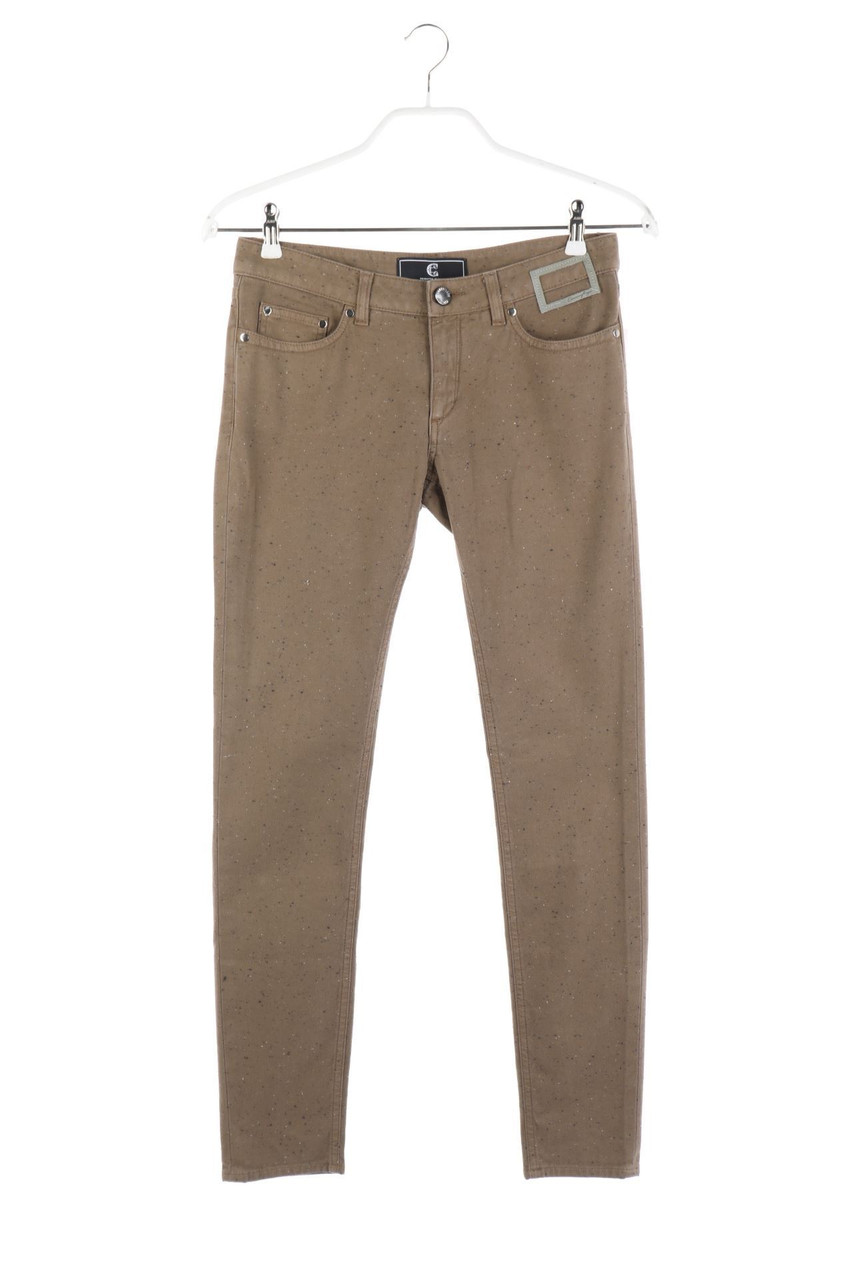 CAMOUFLAGE AR AND J. - Skinny-Hose mit Logo-Patch - S