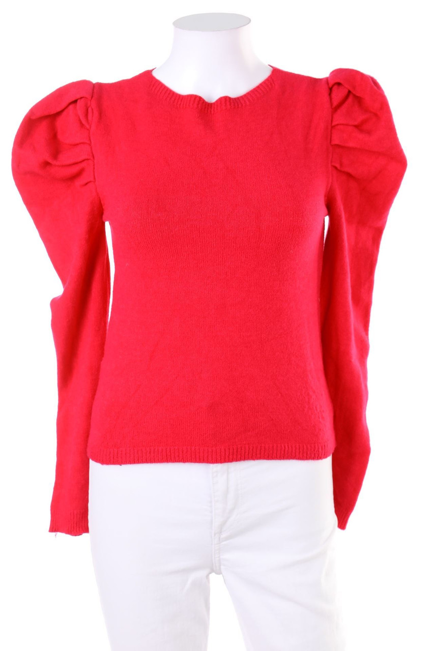 ALAN RED - Strick-Pullover mit Puffärmeln - XS