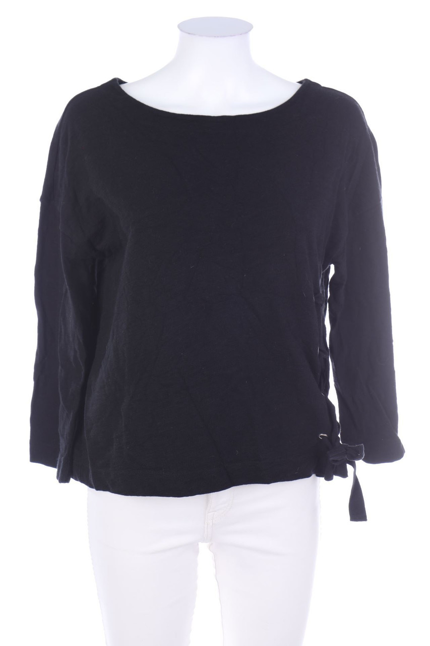 ESPRIT de corp - Longsleeve-Shirt mit Schnürung - S