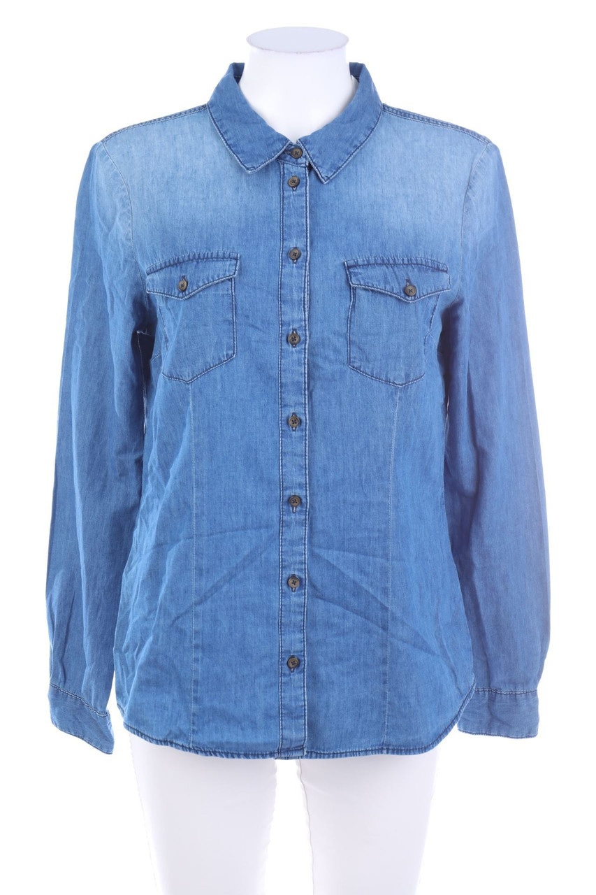 JACQUELINE de YONG - Denim-Hemd-Bluse - D 38