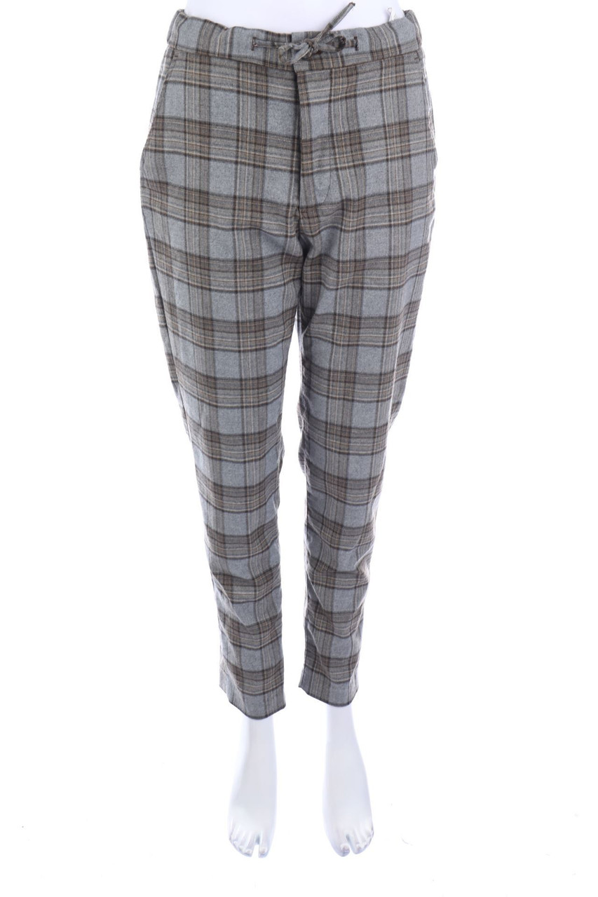 ZARA - Hose mit Karo-Muster - S