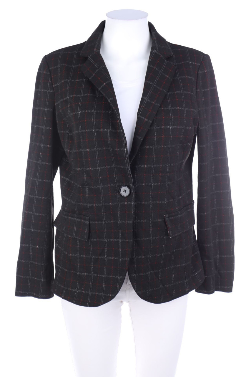 UNITED COLORS OF BENETTON - Checked Blazer with Viscose - D 40