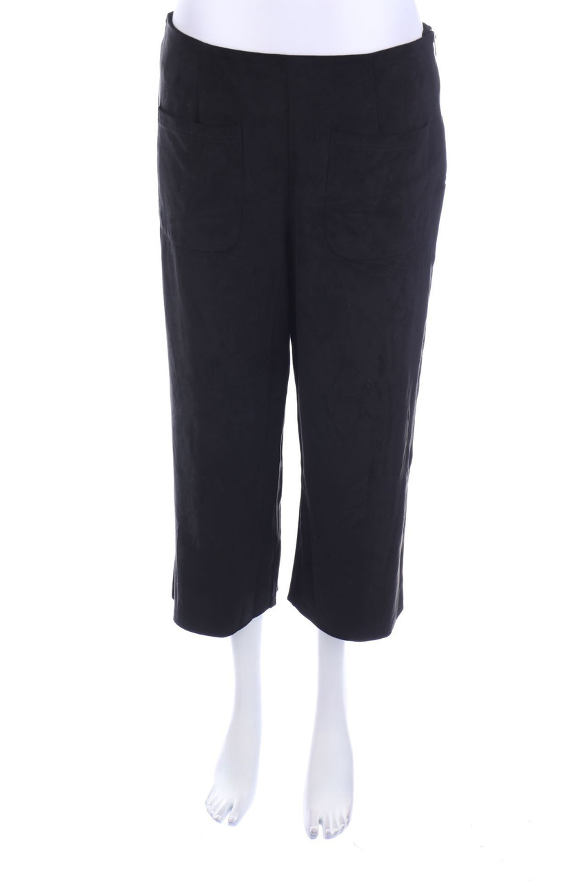 MANGO - Kunstleder-Hose - D 38