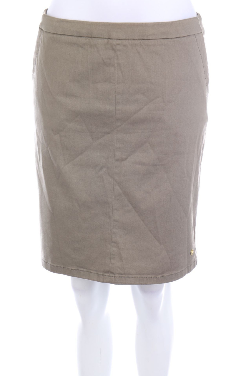 Terre Bleue - Skirt with Logo Application - D 36