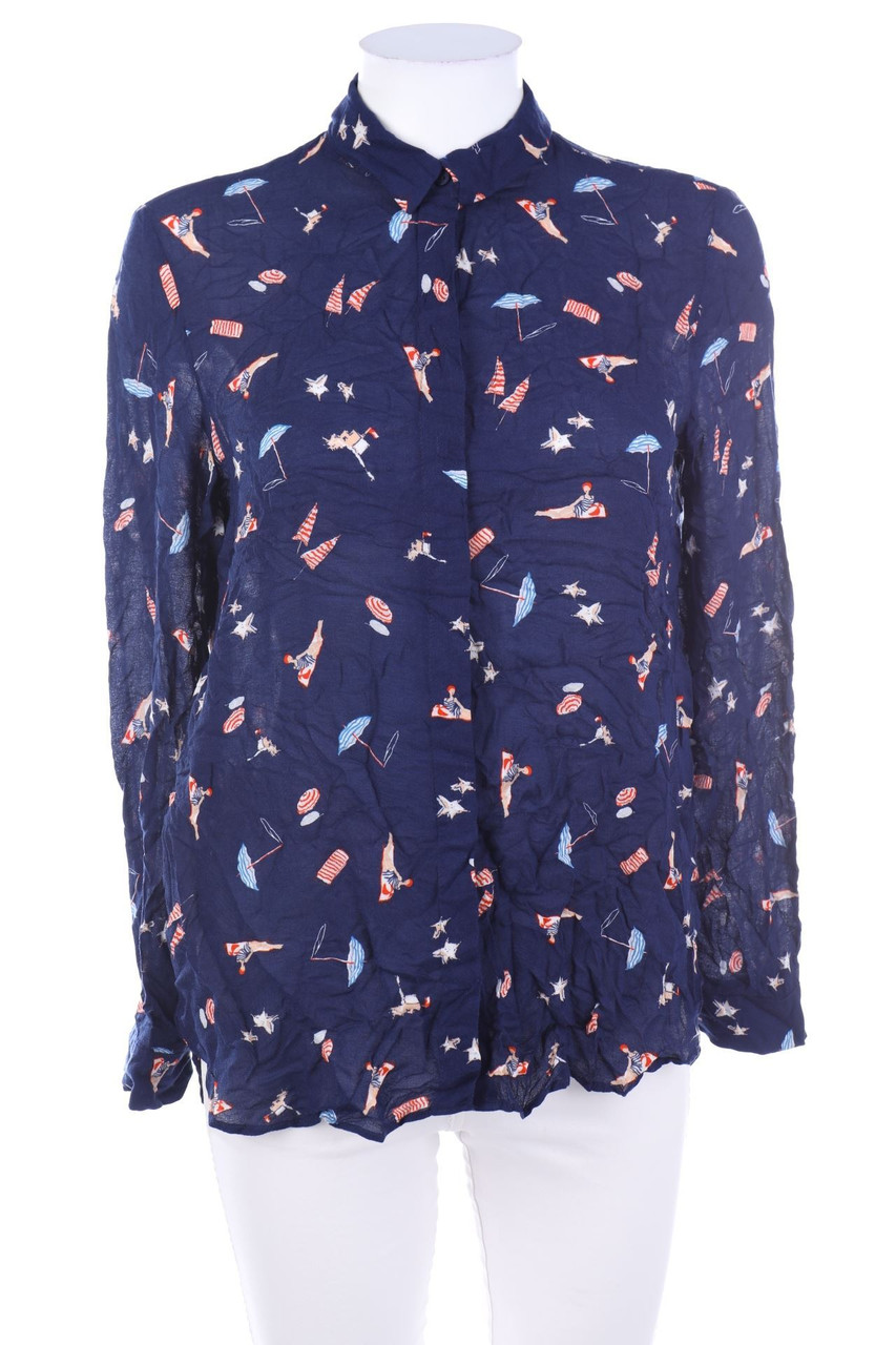 MANGO - Print-Bluse aus Viskose - S