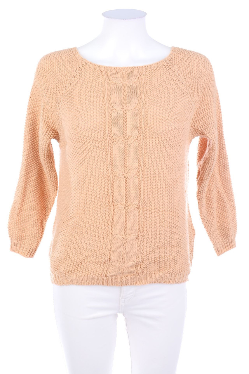 Ohne Label - Strick-Pullover im Layer Look - D 42