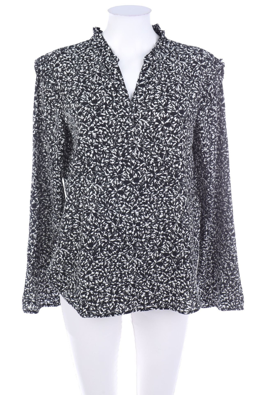 promod - Print-Bluse mit Rüschen - D 42