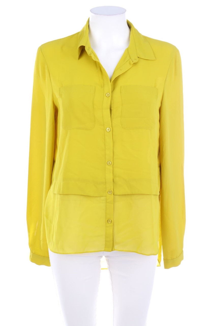 SISLEY - Chiffon-Vokuhila-Hemd-Bluse - S