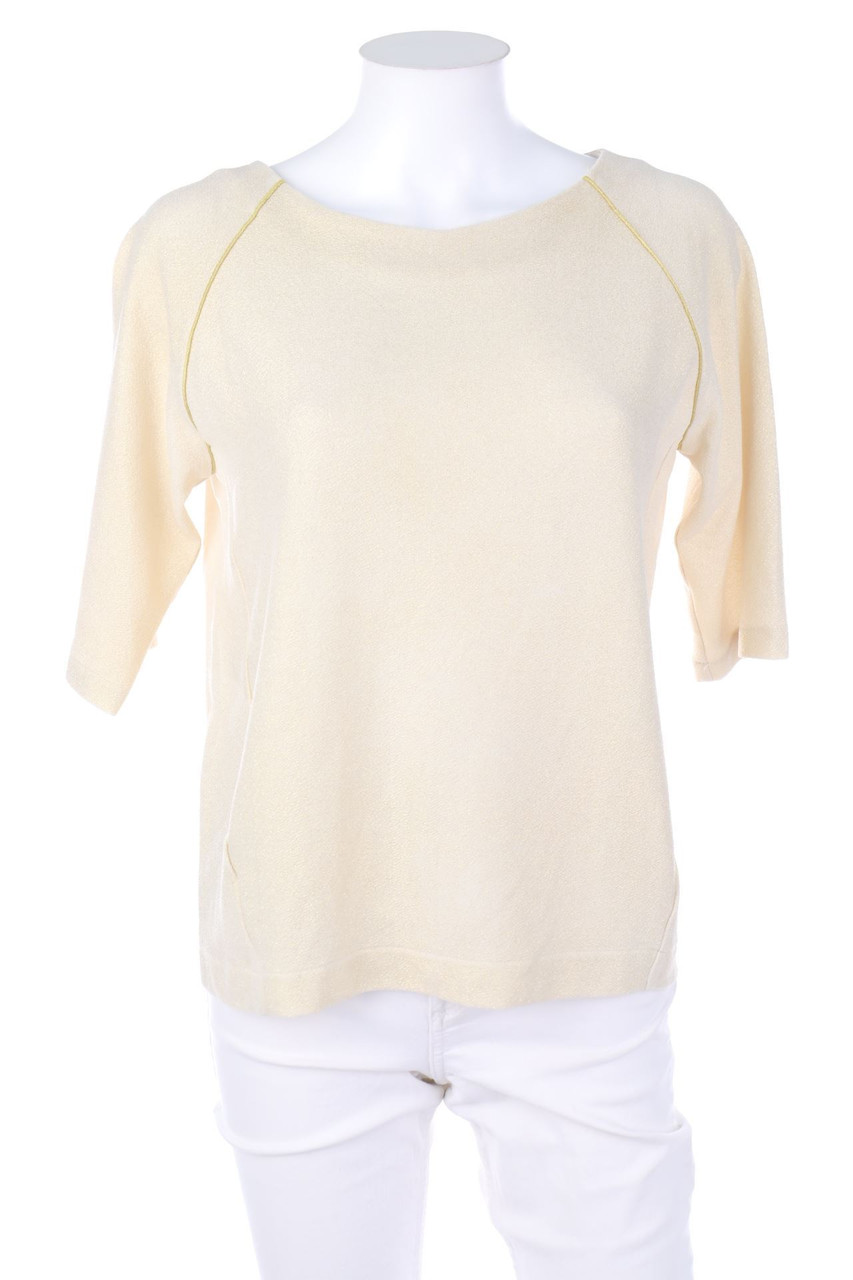 promod - Glitzer-Bluse mit 3/4-Ärmel - M