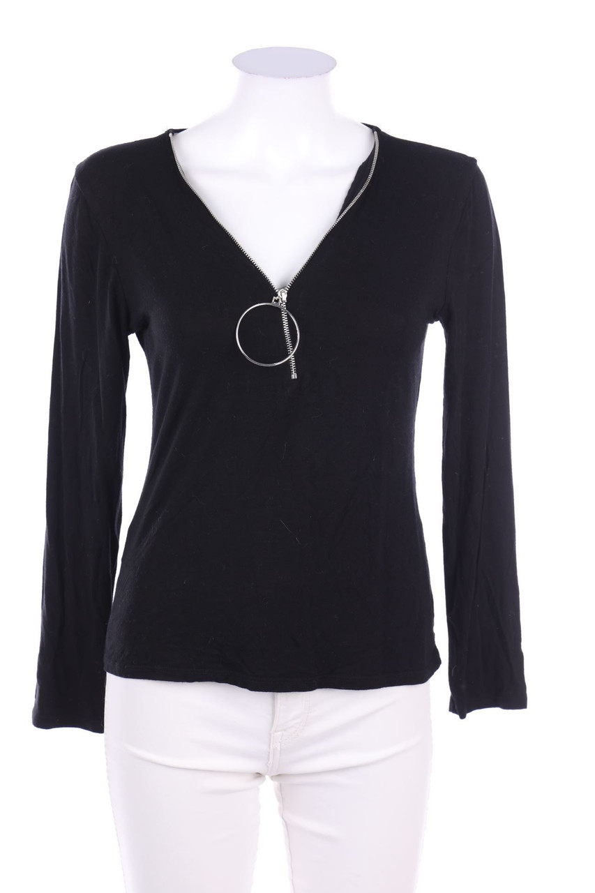 MORGAN - Blouse with Lace Insert - S