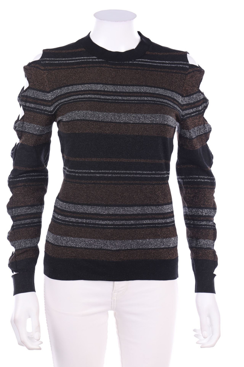 TED BAKER LONDON - Glitter-Pullover with Cut-outs - D 34