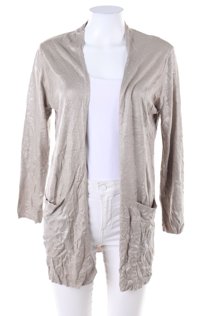 MORE & MORE - Cardigan mit Metallic-Effekt - D 36
