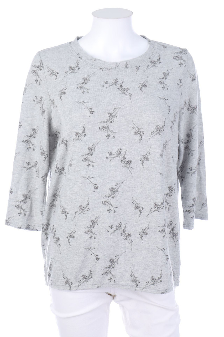 BLACKBOX - 3/4-Sleeve Pullover with floral print - M