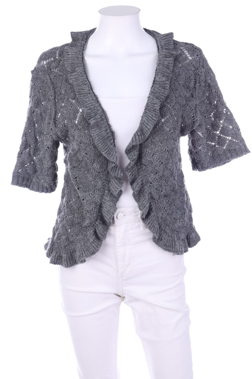 zebra - Cardigan with Volants - S