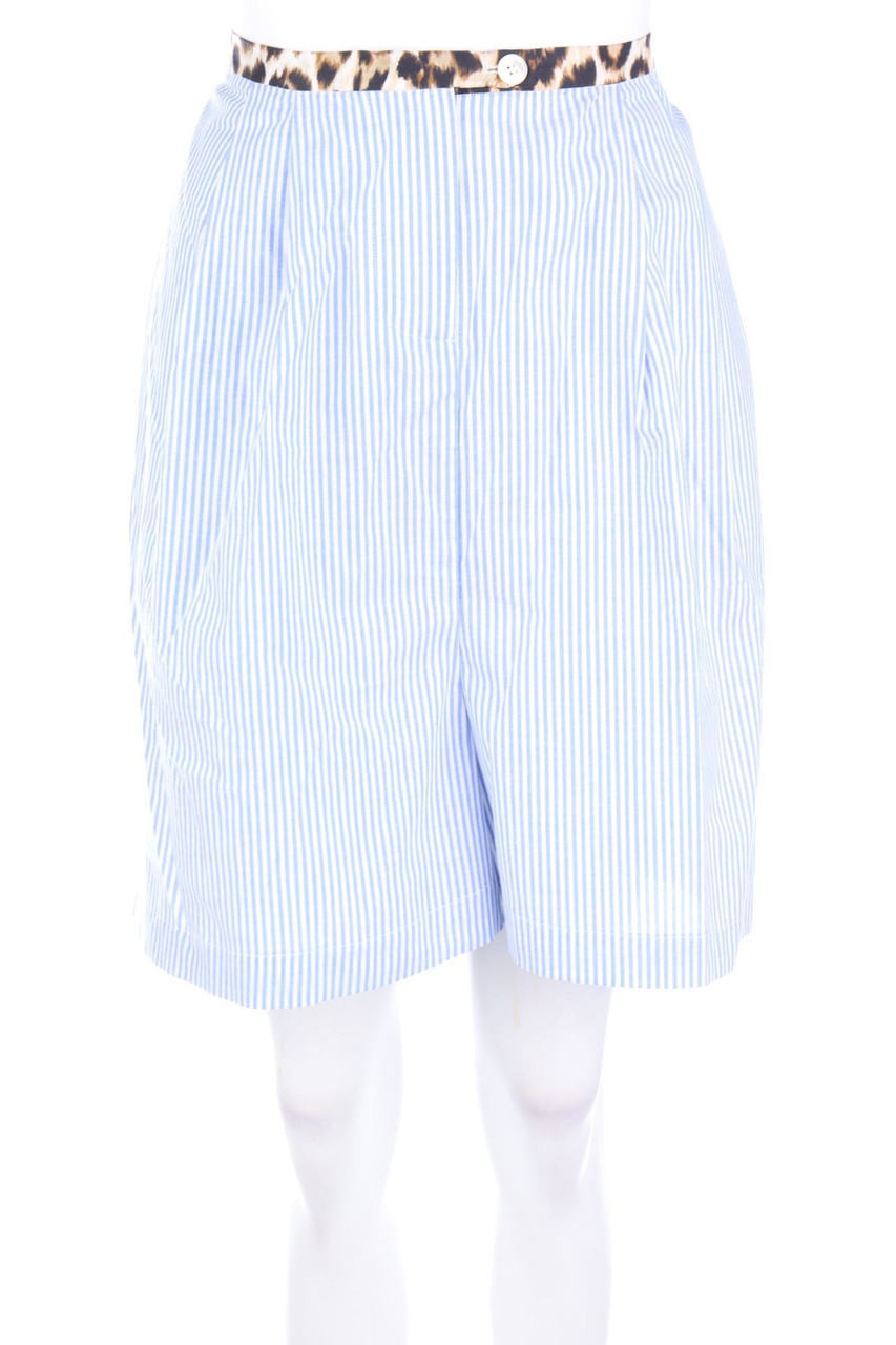 LA PRESTIC OUISTON - Stripe Shorts with Silk Details - D 36