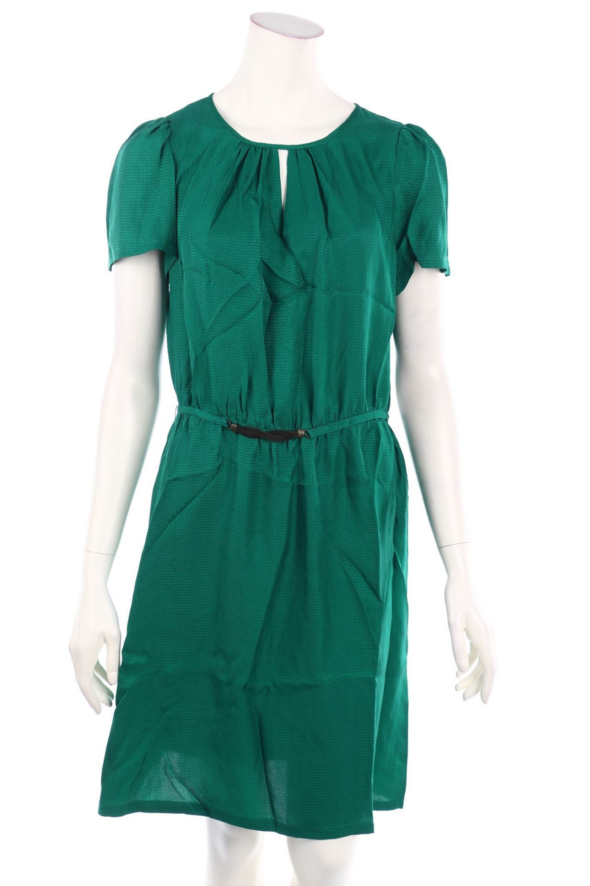 sessun - Silk Dress with Keyhole - M