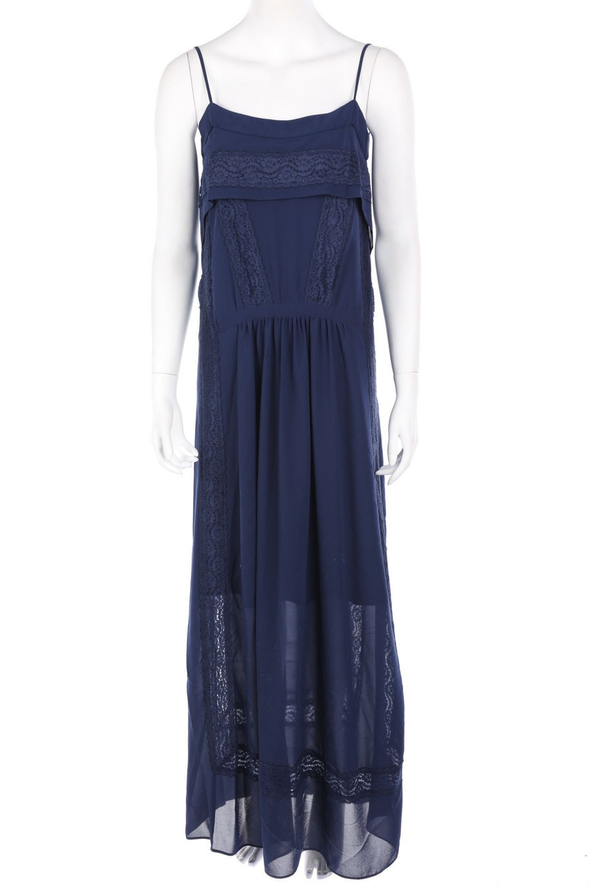 LES PETITES - Evening Gown with Lace Insert - L