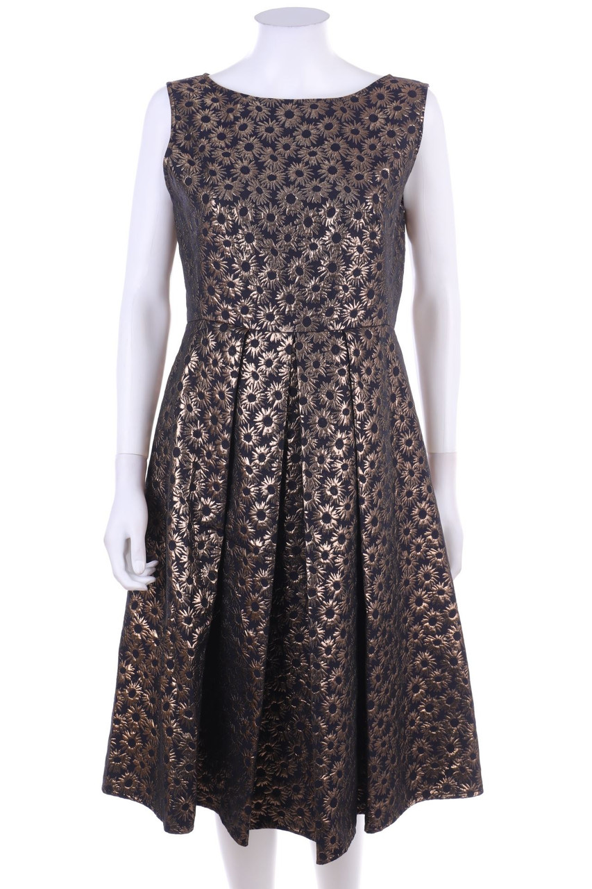 1-ONE - Cocktail Dress with Metallic Effect - D 40