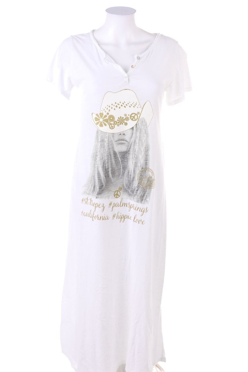 Au Soleil de Saint Tropez - dress with Photo Print - S