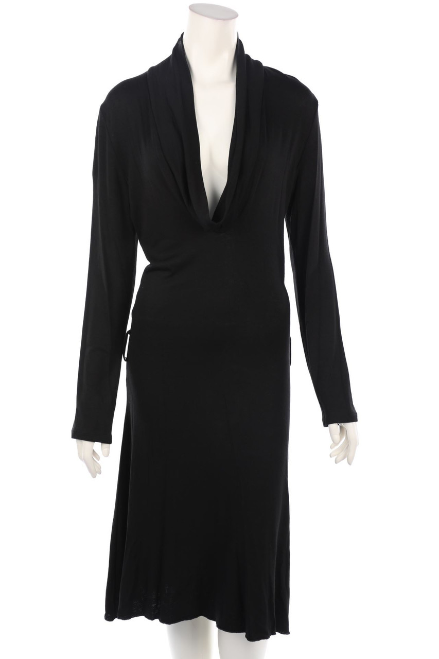 LA FÉE MARABOUTÉE - Knit Dress with Deep Plunge Neckline - D 38