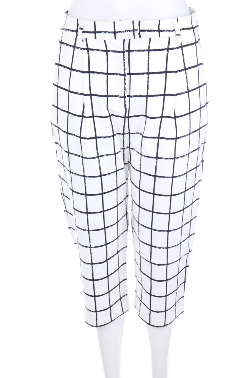 frankie morello - Capri-Hose mit Karo-Muster - D 34