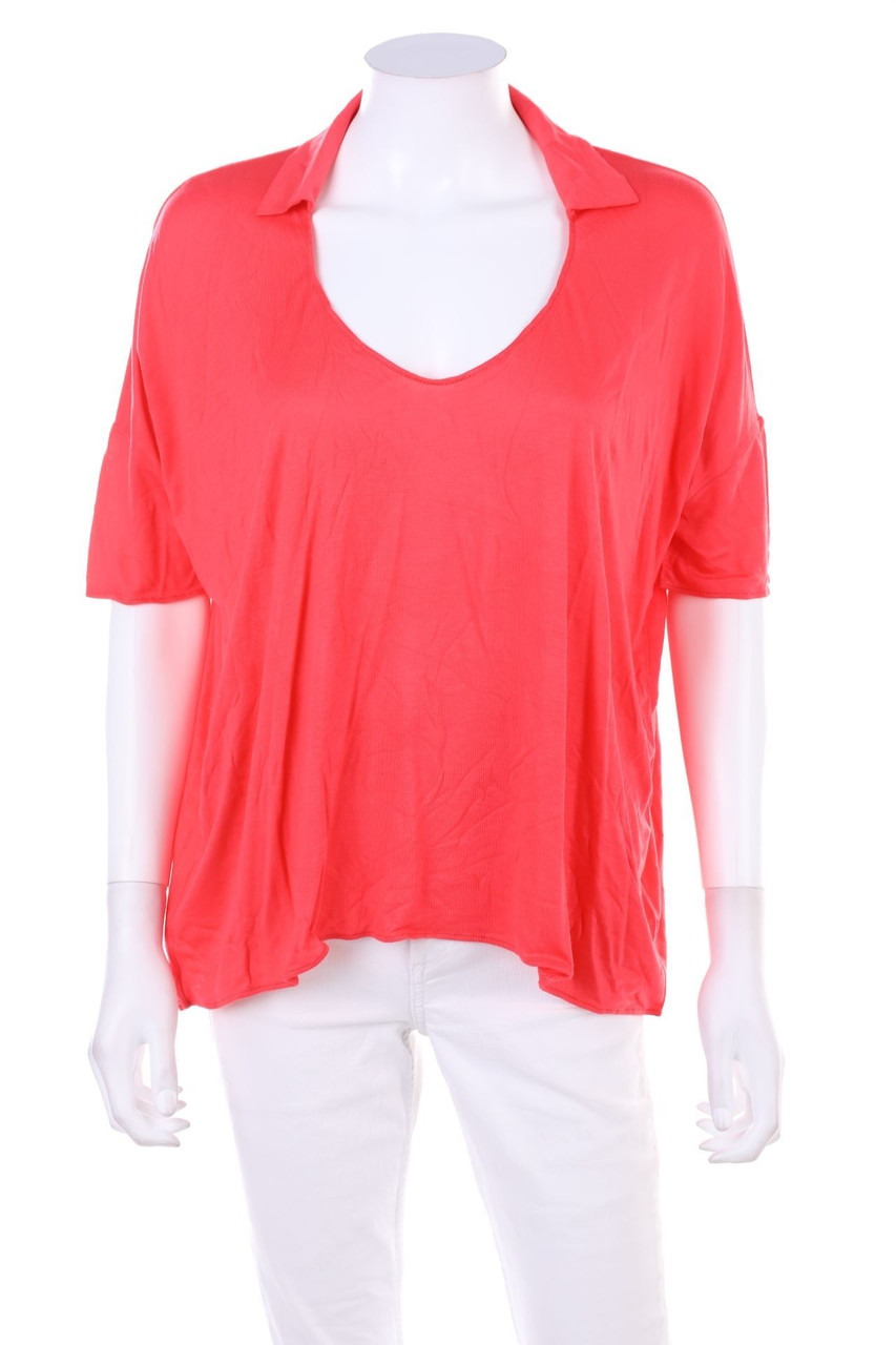 Cruciani - Kurzarm-Shirt aus Viskose - D 42