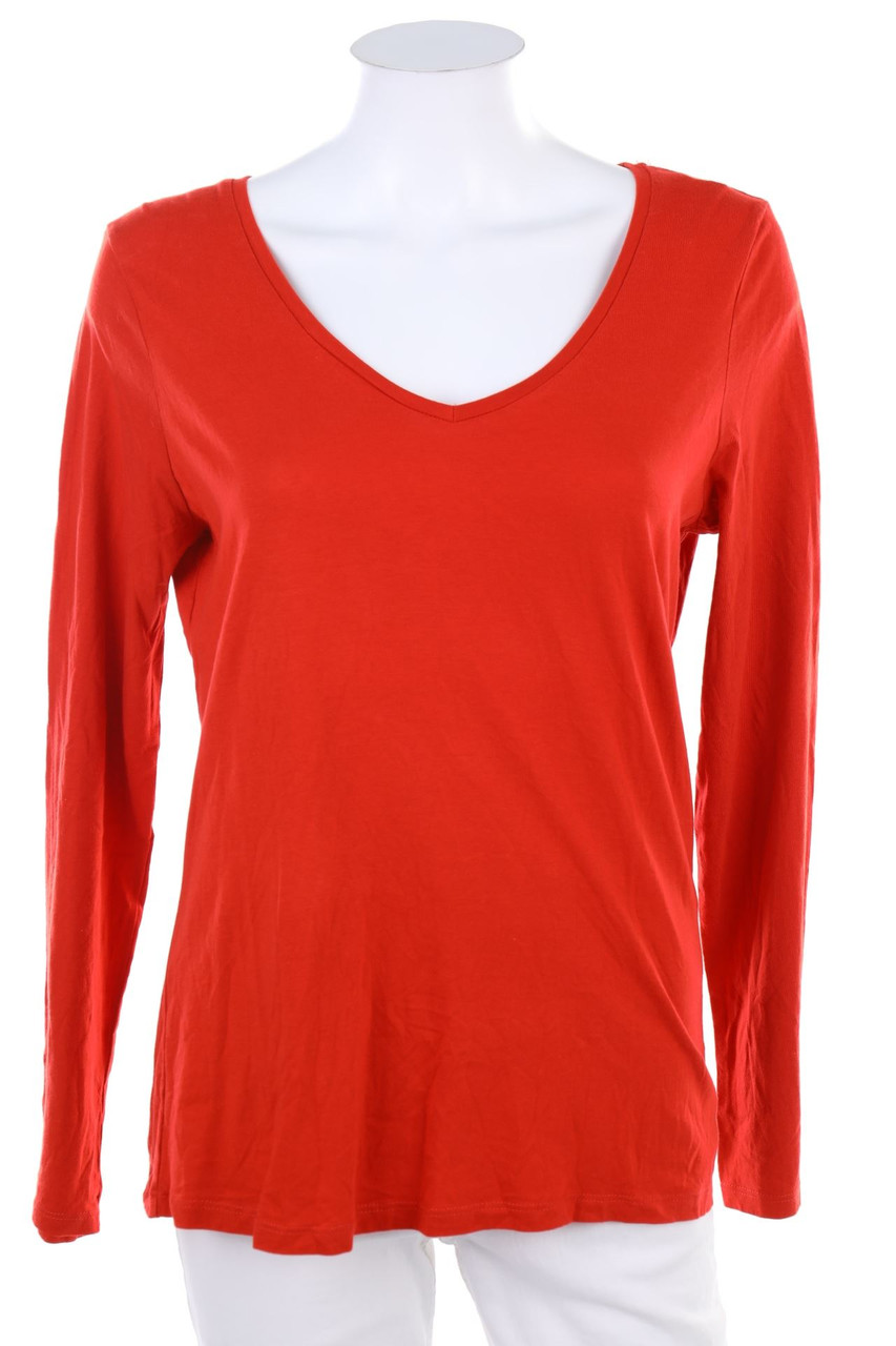 CAMAÏEU - Longsleeve-Shirt aus Baumwoll-Mix - L