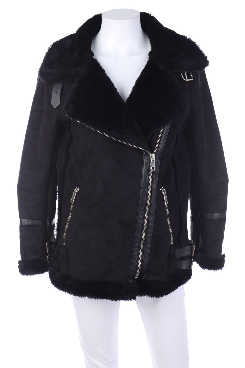 PULL&BEAR - Faux Shearling-Jacke - S
