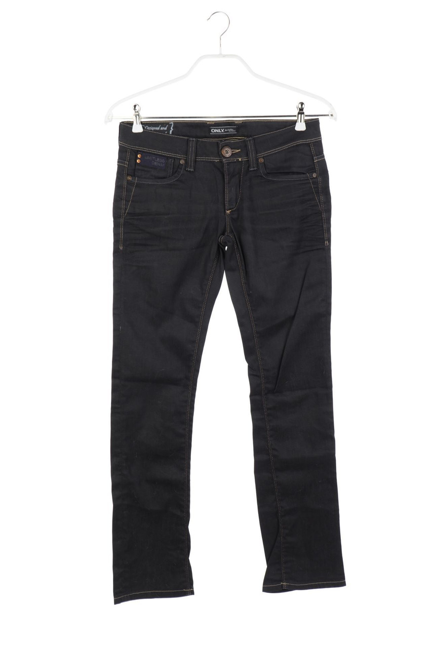 ONLY - Coated Straight Cut Jeans - W28