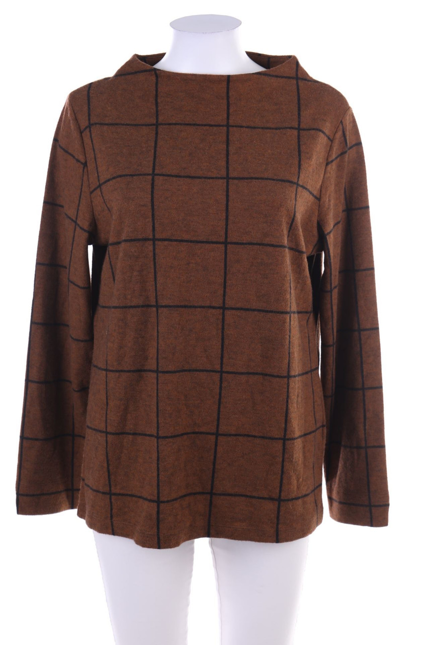 Fashion Highlight - Longsleeve-Shirt mit Karo-Muster - L