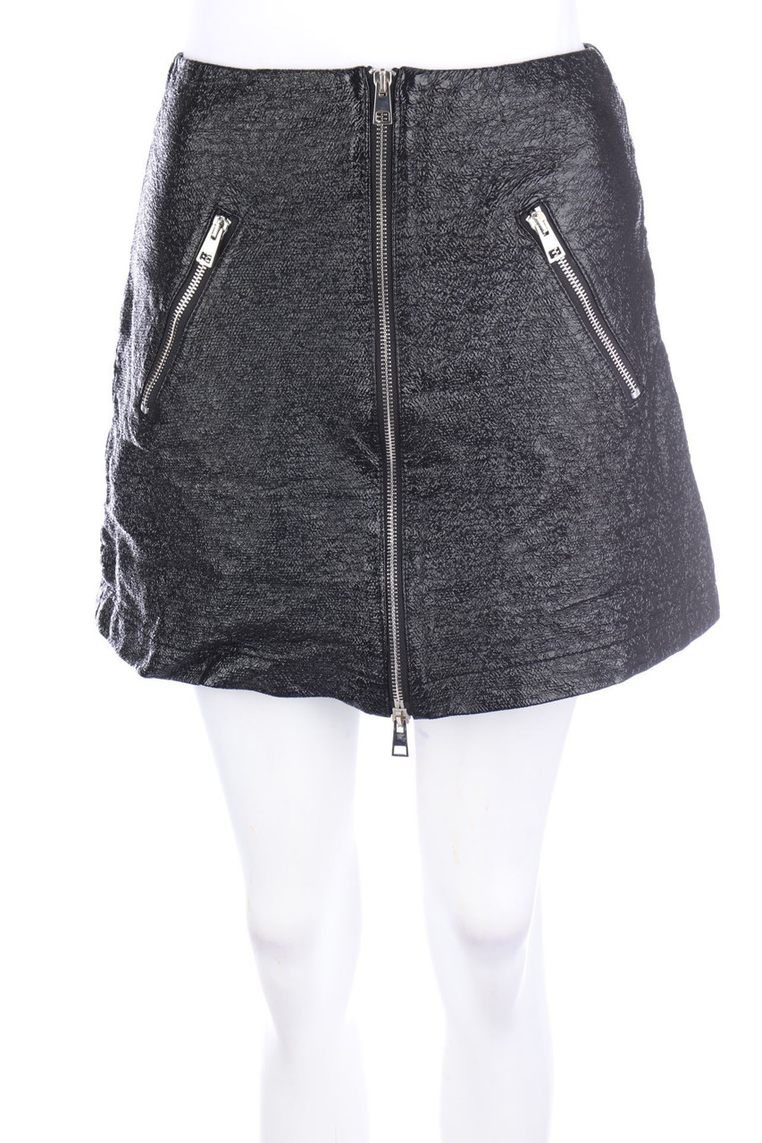 TENAX - faux leather mini-skirt with Zipper - D 36