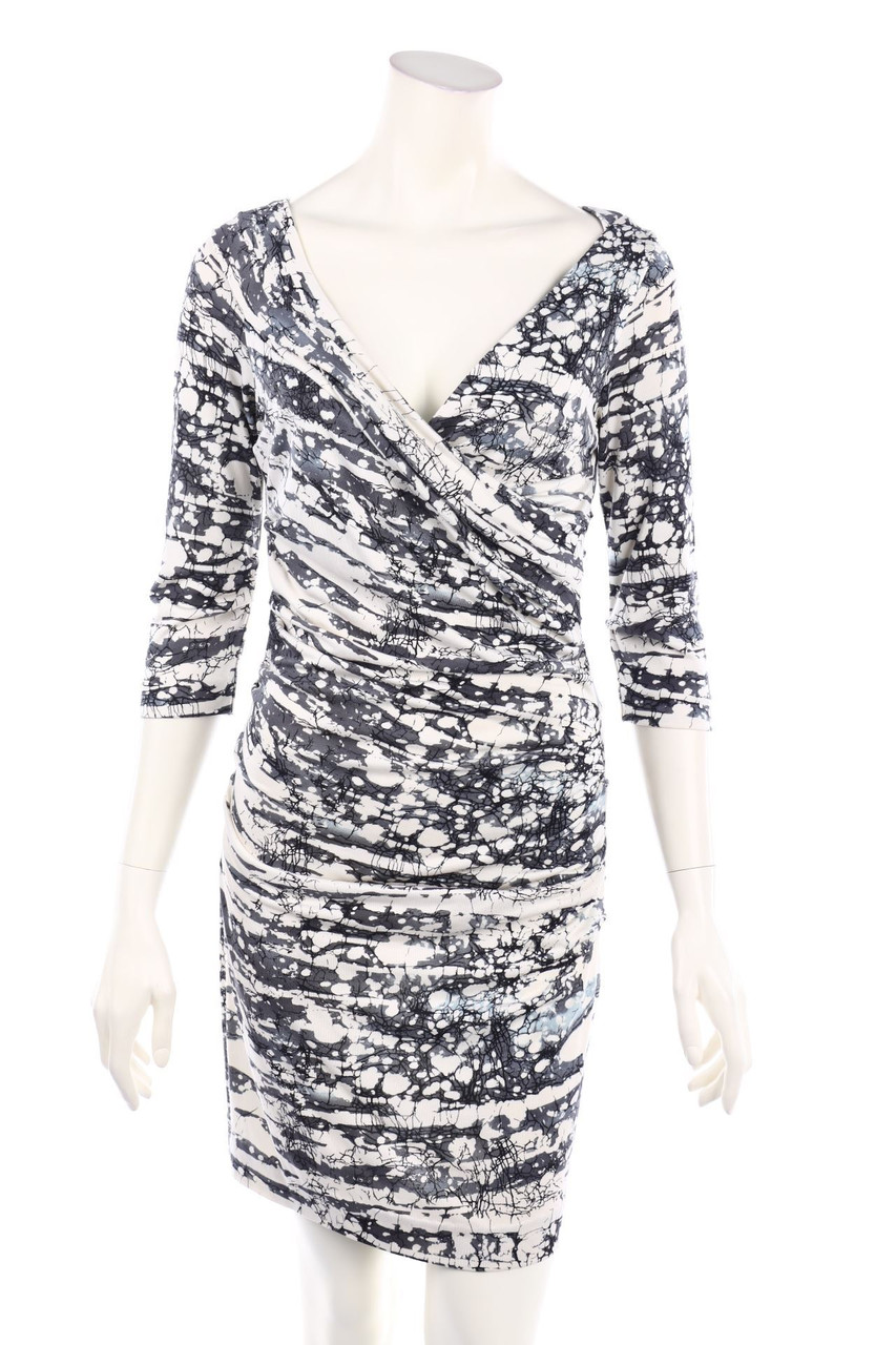 DIANE von FÜRSTENBERG - Silk Dress, Jersey with Ruffles - D 36