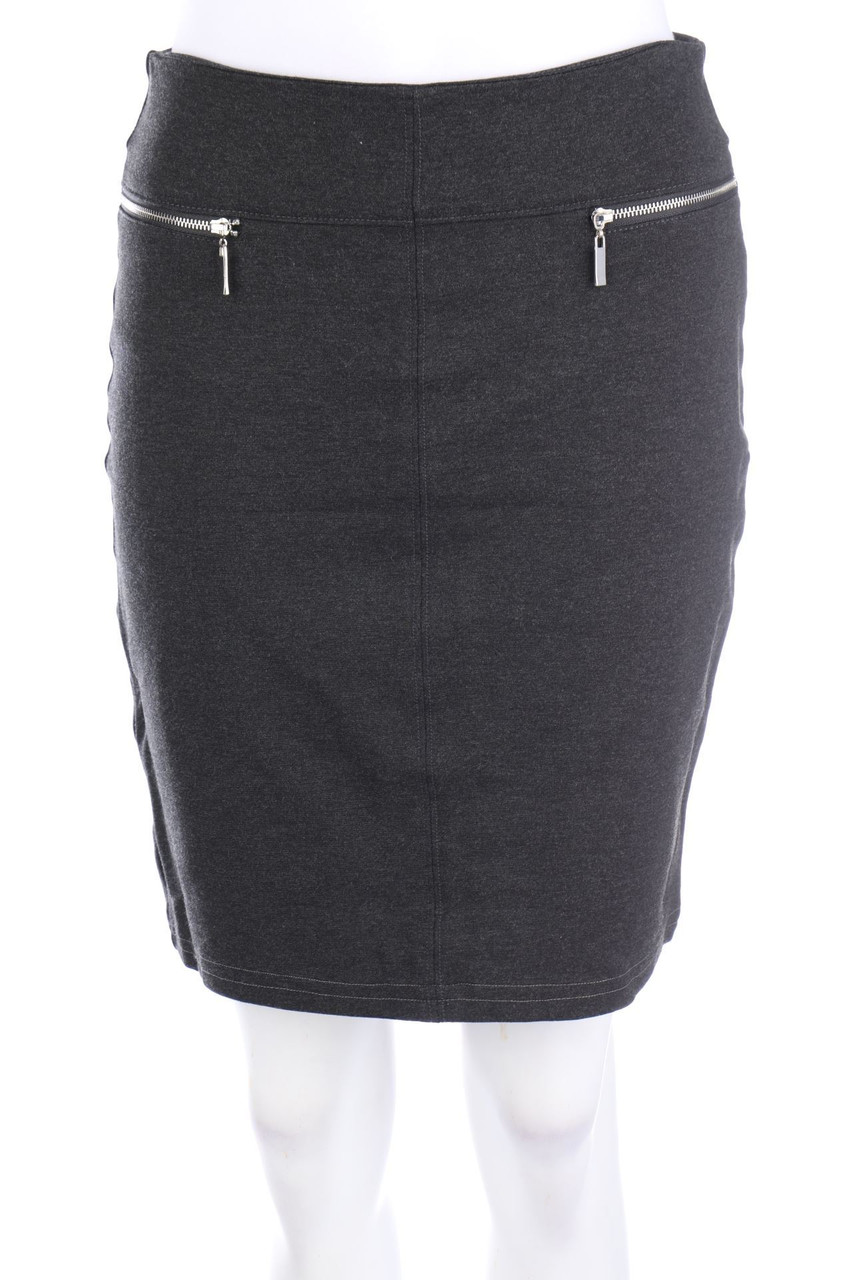 promod - Jersey-Minirock mit Schlitz - D 36