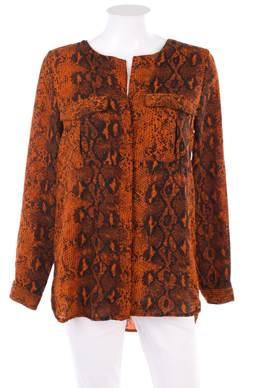 ONLY - Bluse mit Animal-Print - D 36