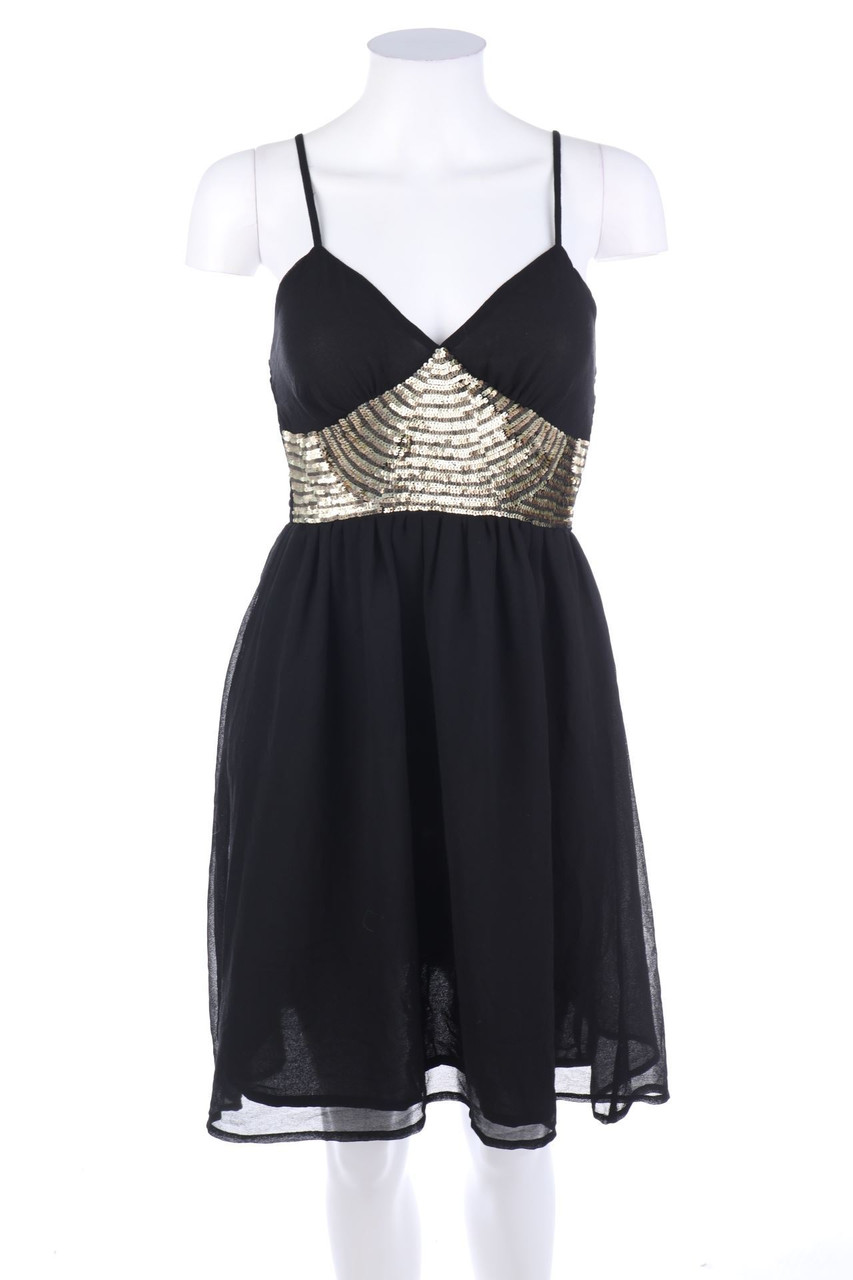 zebra - Dress with Sequins - S
