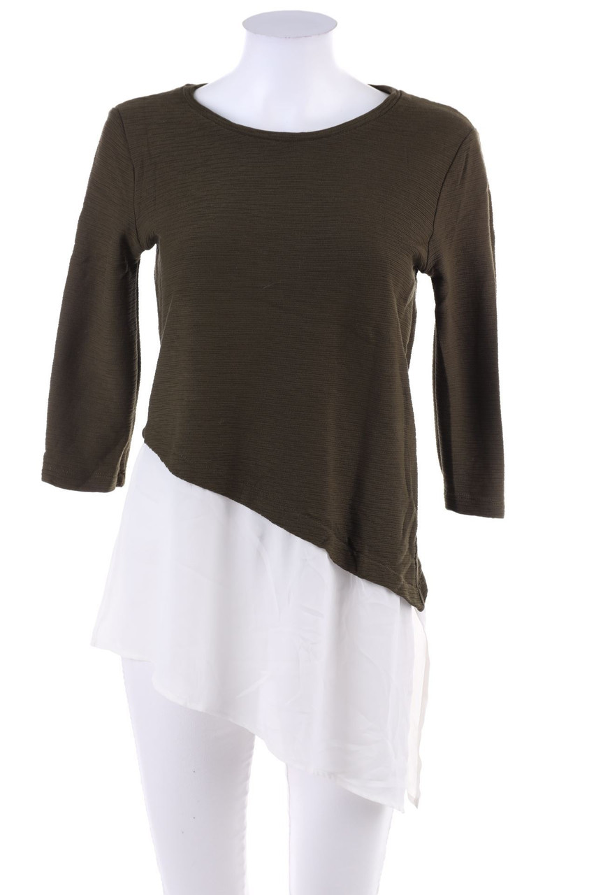 Stradivarius - Blouse with 3/4 Sleeve, Layer Look - M