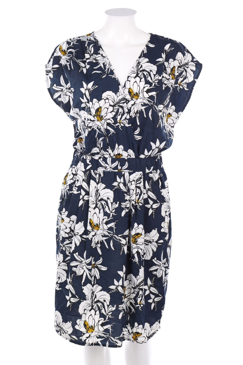 ICHI - Kleid mit Blumen-Print - M