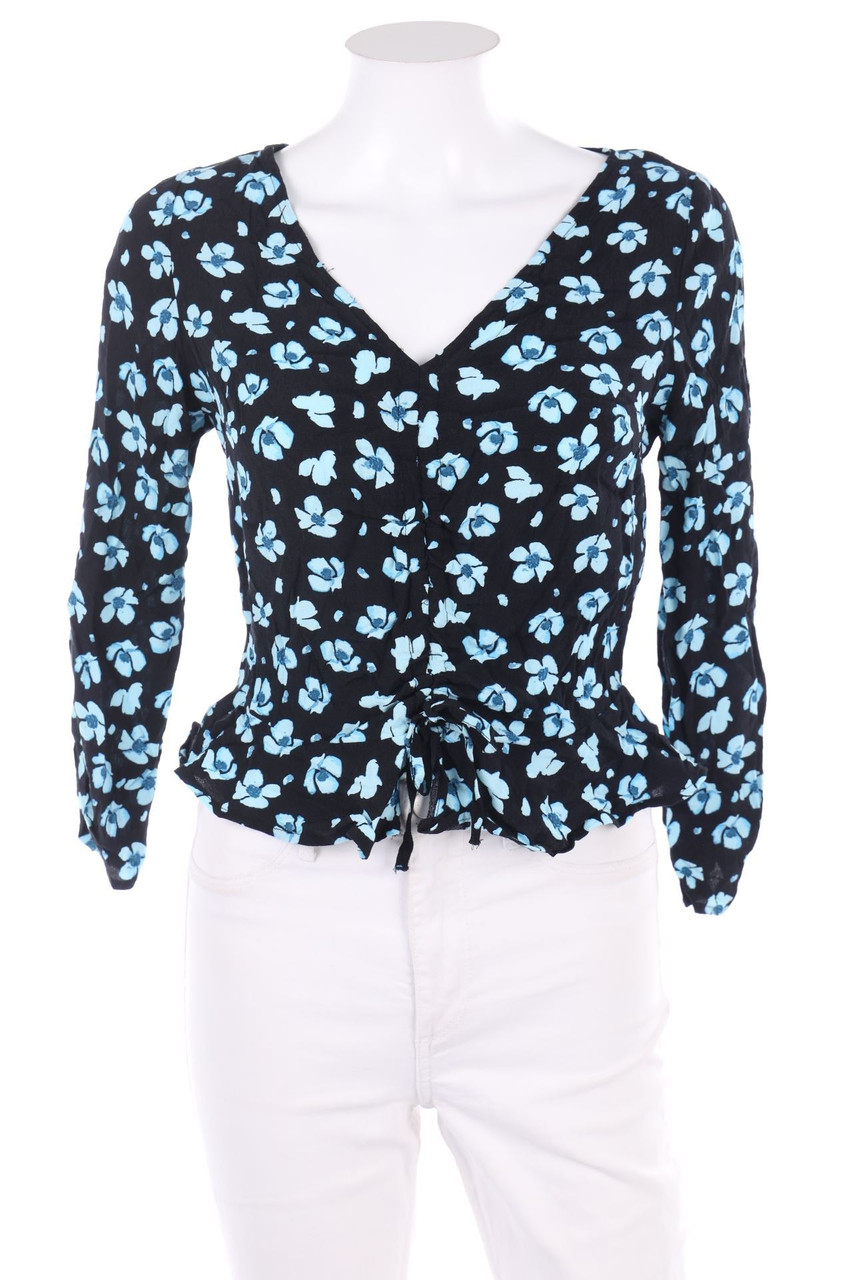 RESERVED - Blouse with Flower Print - D 32