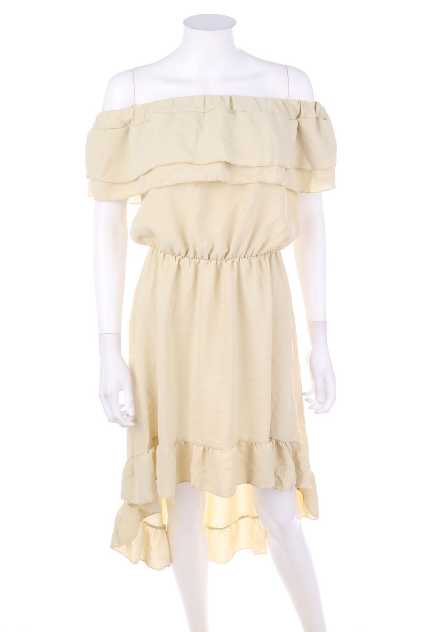 No Label - Carmen-dress with Volants - S