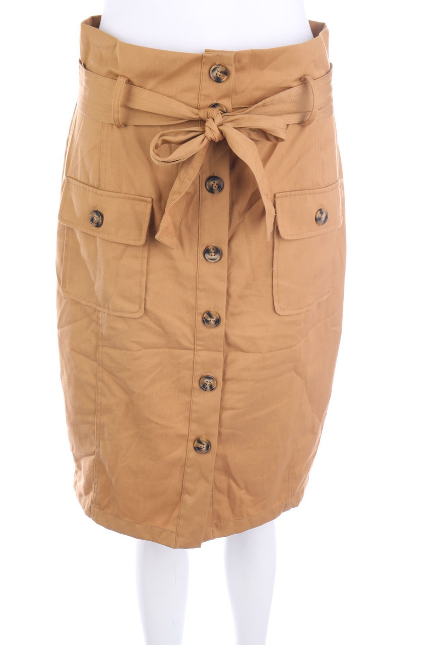 AVANT PREMIERE - Midi Skirt with Belt - D 40