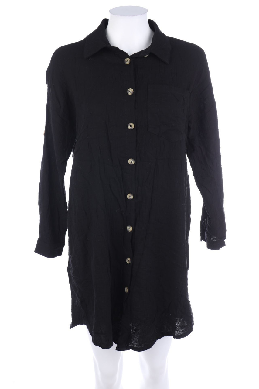 Peace n´ Love - Shirt Dress with French Cuff - S