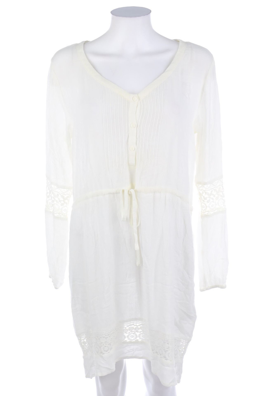 H&M - Tunikakleid aus Viskose mit Spitze - D 38