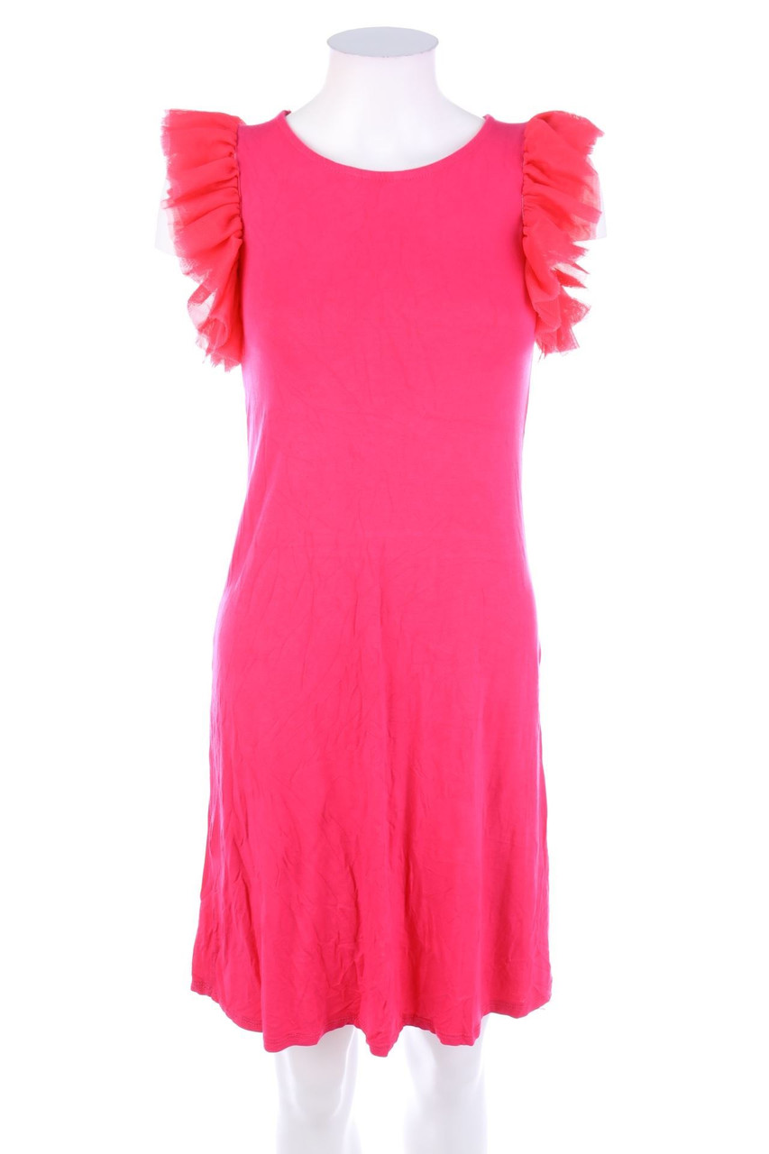 NEW WAY - Jersey-Kleid mit Volants - S