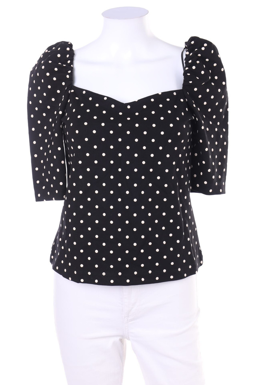 H&M - Bluse mit Punkten - S