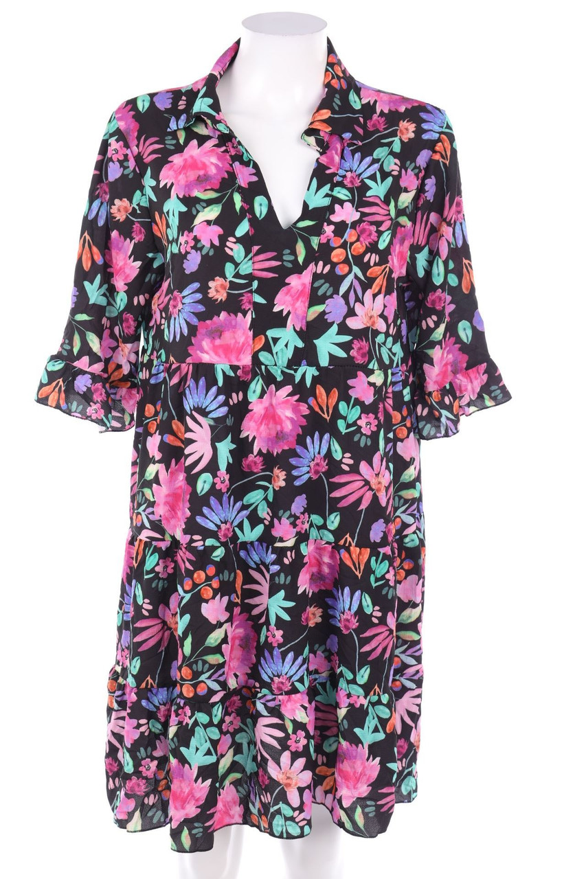 TODAY - Dress with Flower Print - XL