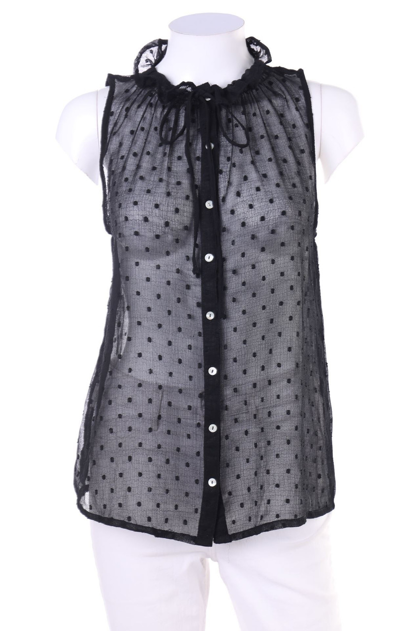 MANGO - Blusentop mit Punkten - XS